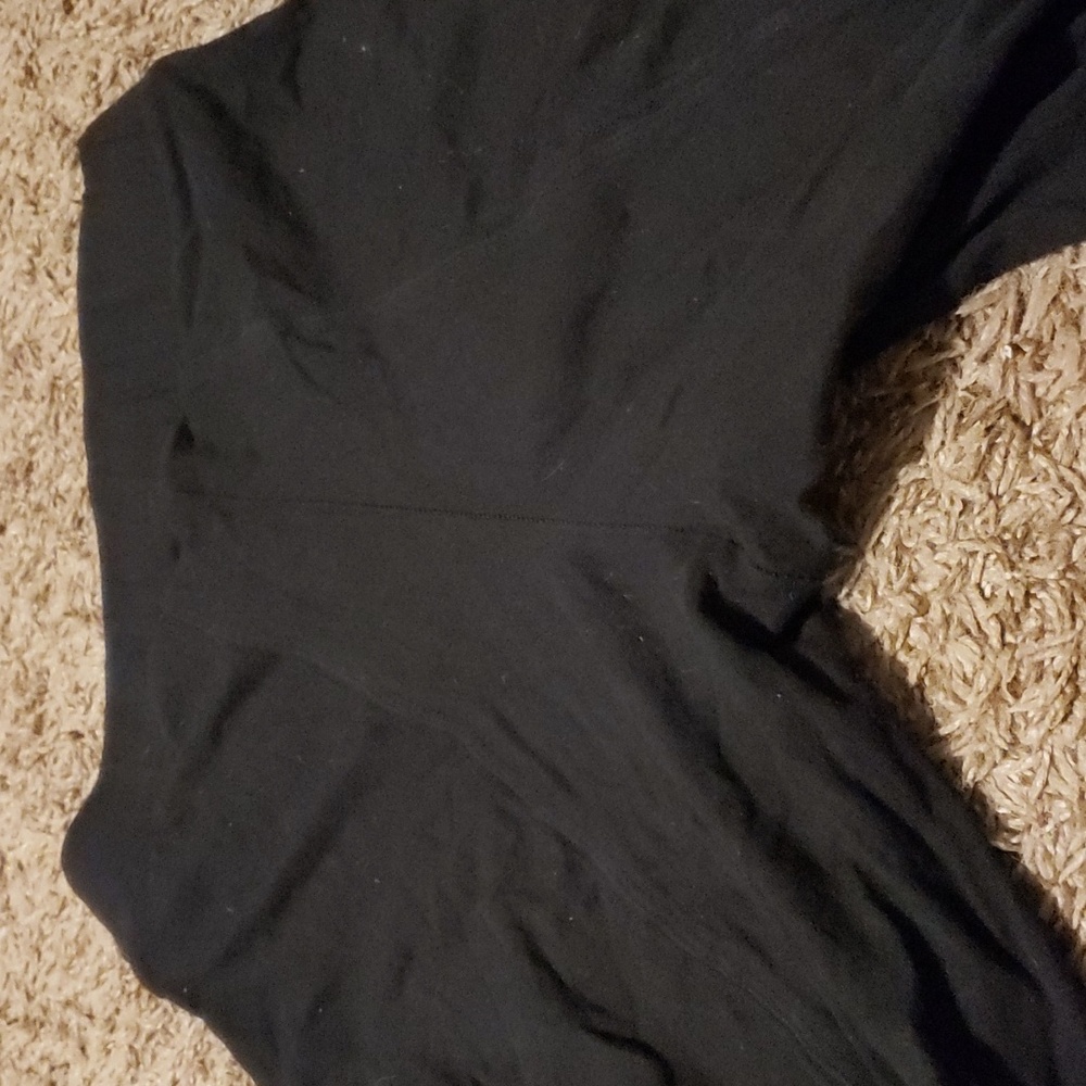 Torrid Full Length Signature Premium Leggings Black Lace Up Back sz 00 M 10 - Picture 3 of 9